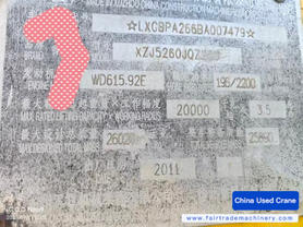 Buy XCMG QY20G Used Crane / 3 Buy XCMG QY20G Used Crane / 3